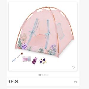 Our Generation Camping Nights Tent & Accessories Set for 18 inch Dolls